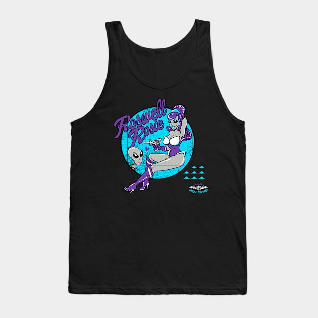 Roswell Rosie Tank Top by heartattackjack